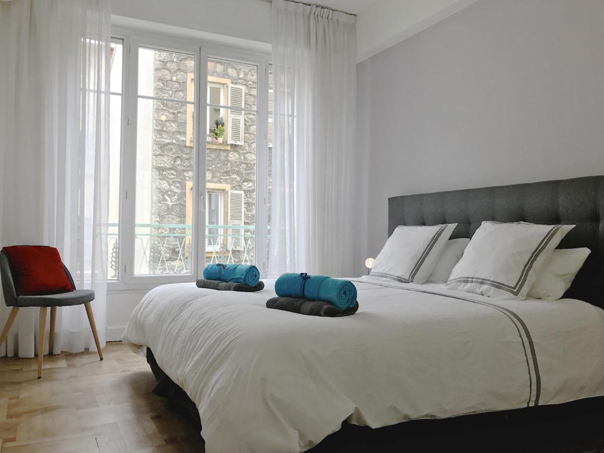 Appartement 'Le Fontainebleau' Nice Bagian luar foto